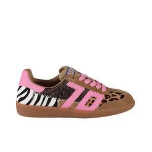 NEW BACK 70 women's squid sneakers in leopard zebra fuxia